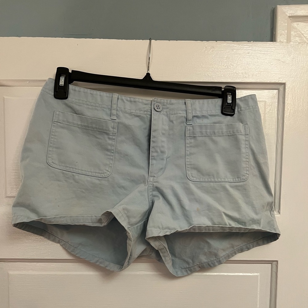 Light blue shorts from Abercrombie & Fitch